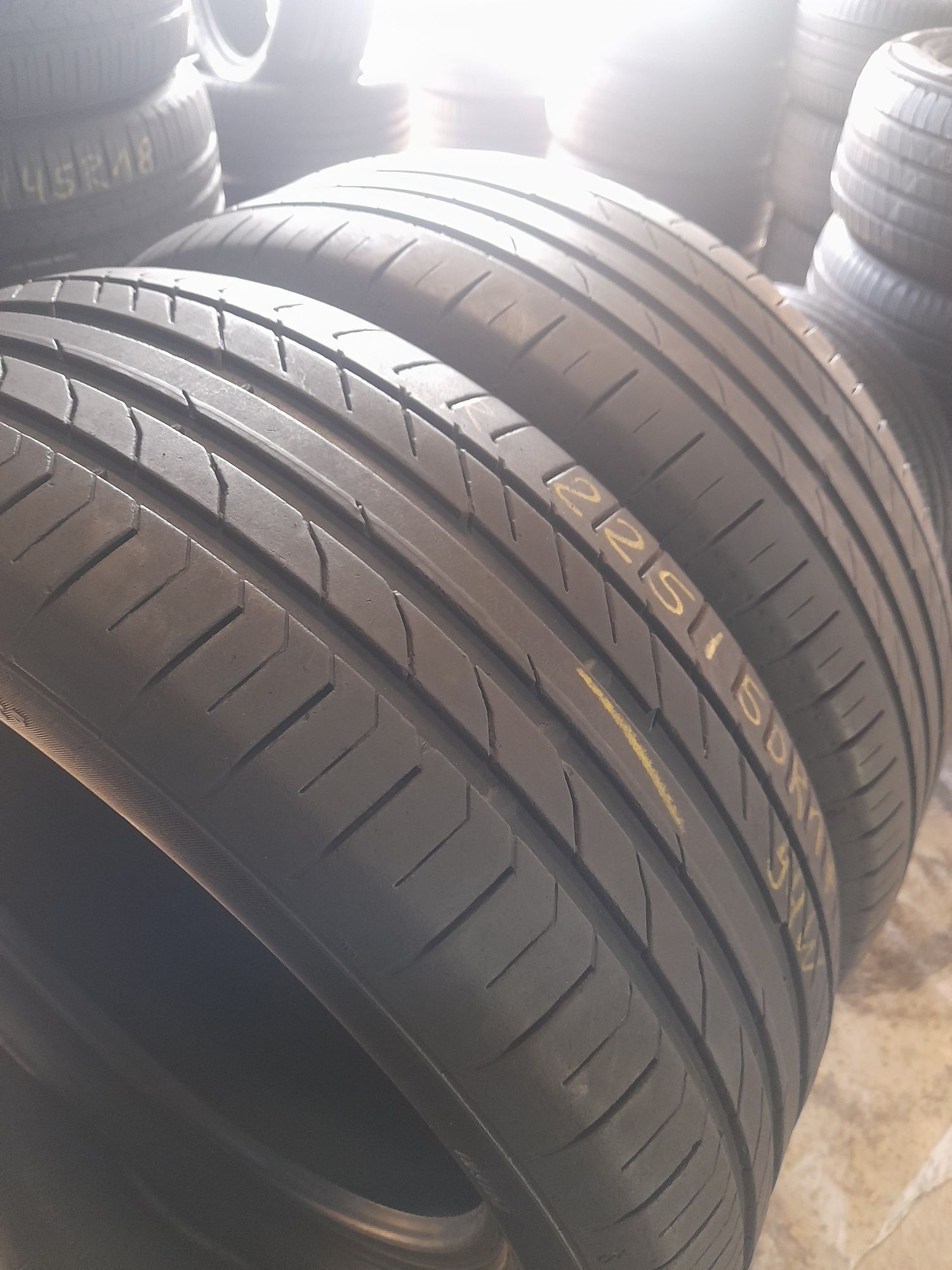 225/50 R17 - CONTINENTAL - Conti Sport Contact 5, (Автошини б\у) Склад