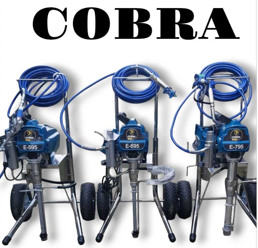 Agregat malarski Cobra E-595 Hi-boy na wózku 4l/min,227bar