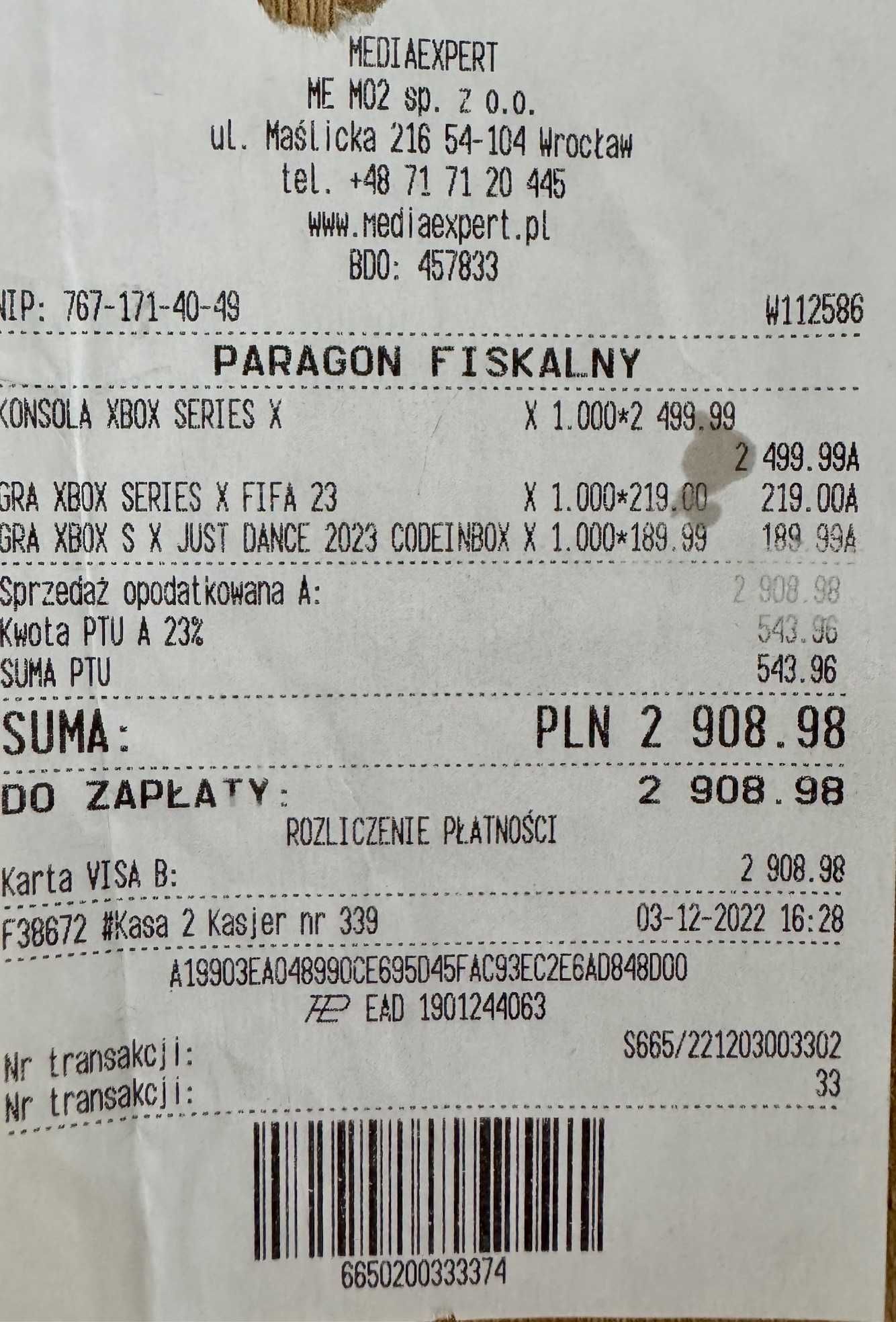 Xbox Series X 1 TB SSD + 2 pady + 4 gry + BONUS GRA