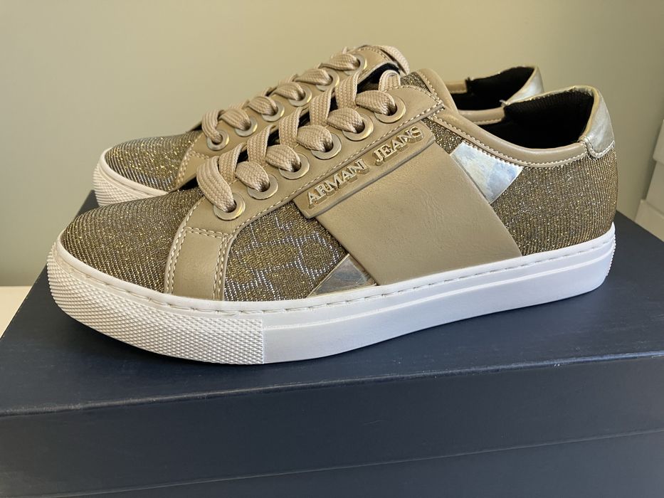 ARMANI JEANS markowe damskie buty sneakersy NOWE OKAZJA roz.36