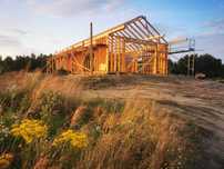 Beton konopny Hempcrete - Dom kopułowy - Zdrowy dom szkielet z drewna
