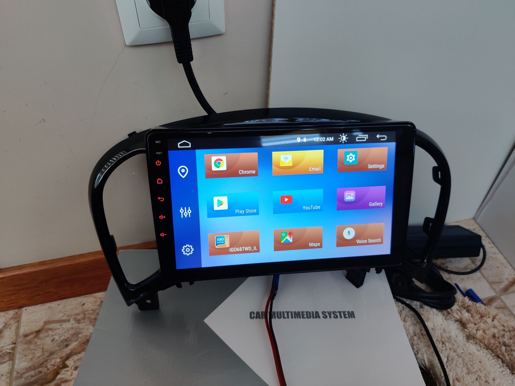 Магнитола Nissan Juke Android GPS 2/16g Wi-Fi USB Bluetooth