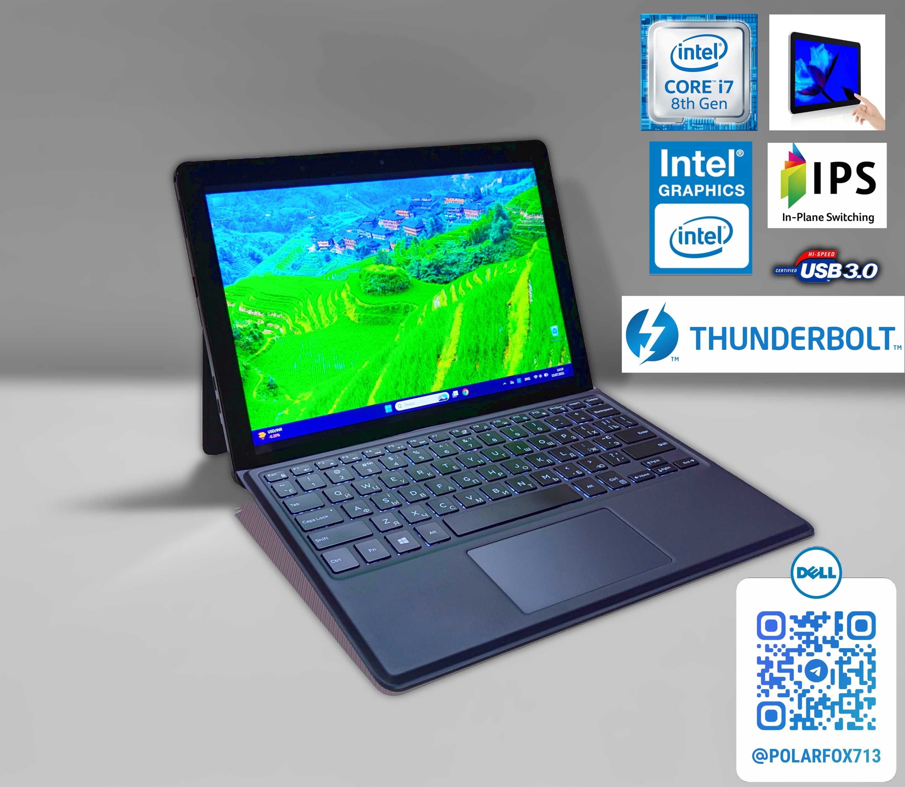 Dell Latitude 5290 i7/4.2GHz/IPS_TCH/16G_RAM/256G_SSD/TBD/Webcam