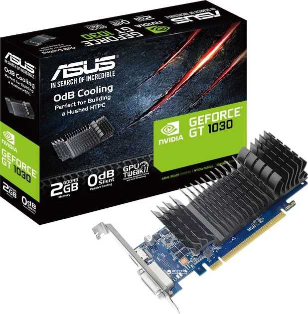 Видеокарта Asus PCI-Ex GeForce GT 1030 2GB GDDR5 (64bit)