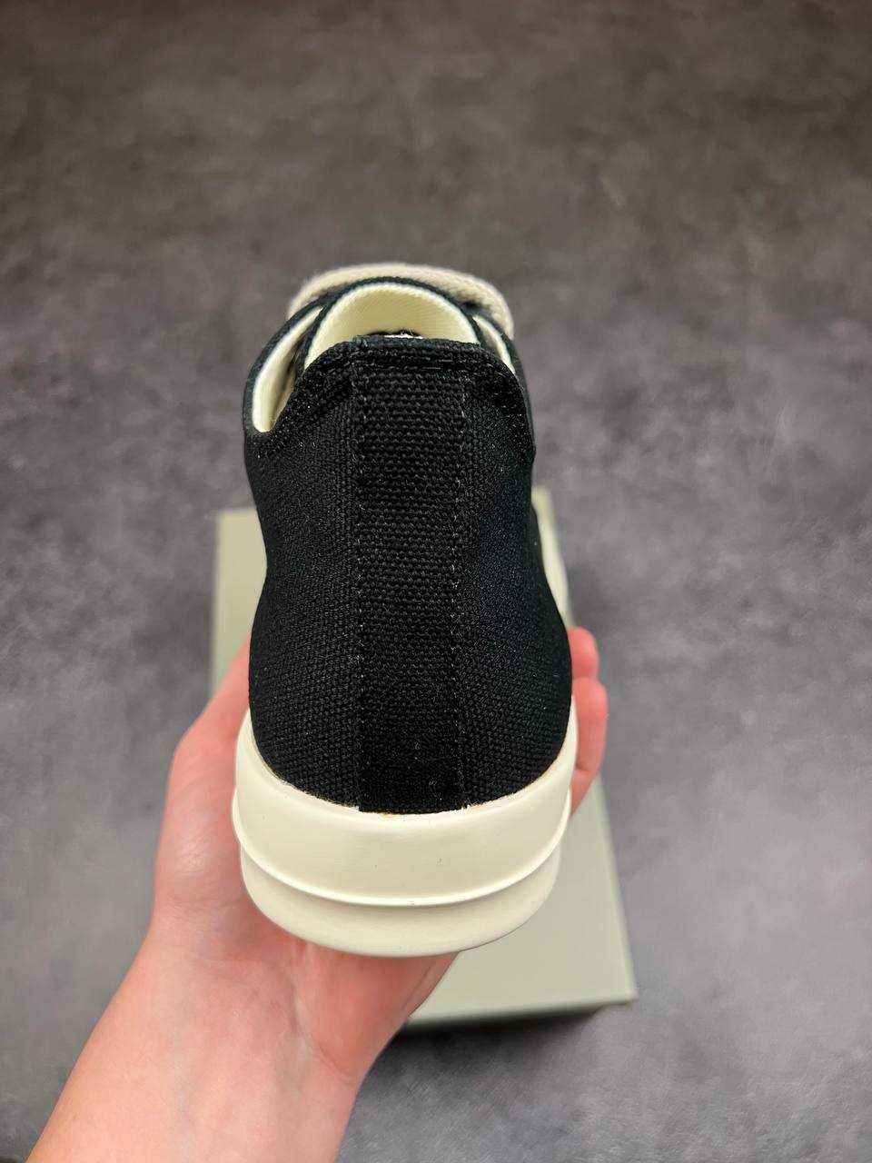 Rick Owens Ramones Jambo Lace Black White