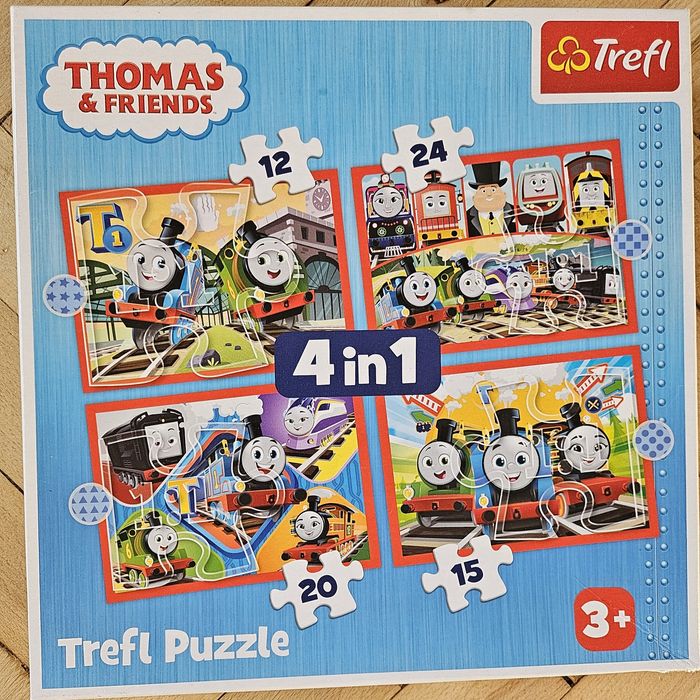 Puzzle Tomek i przyjaciele 4 w 1, Trefl