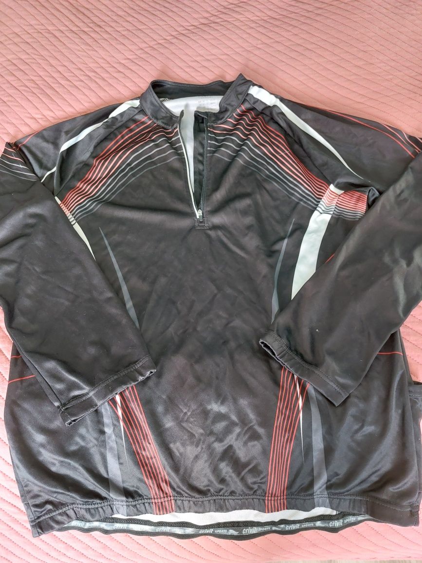 Crivit xl bluza rowerowa męska bluza na rower długi rękaw xl
