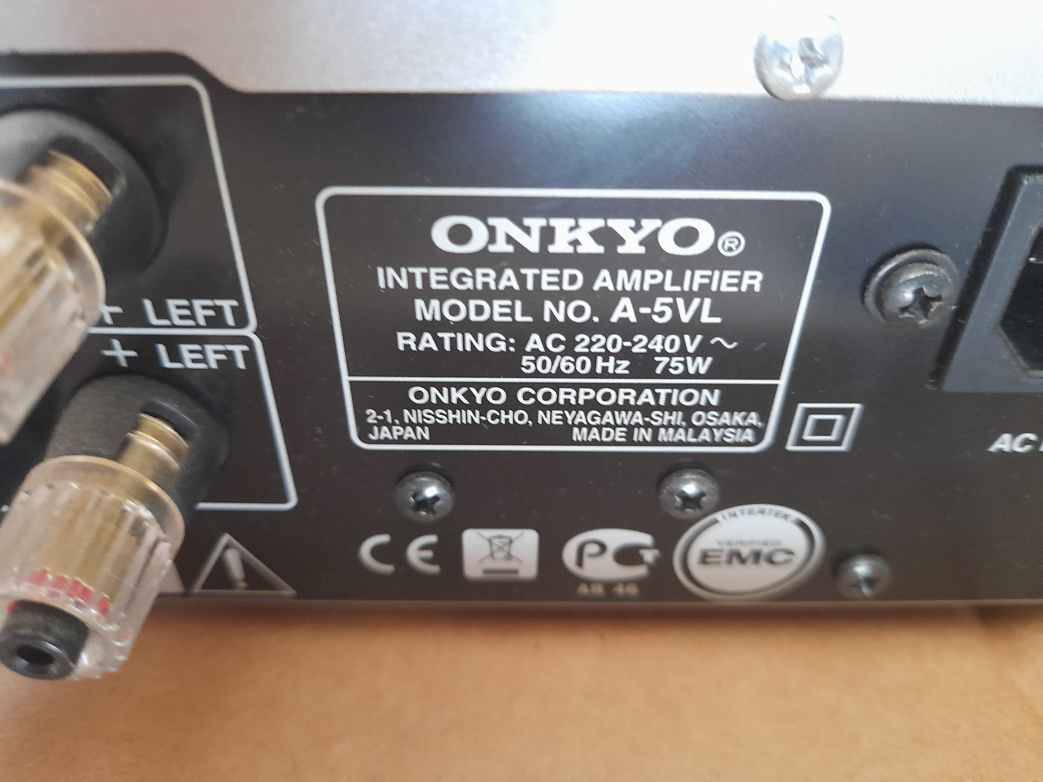 Onkyo vlsc integrated amplifier a-5vl