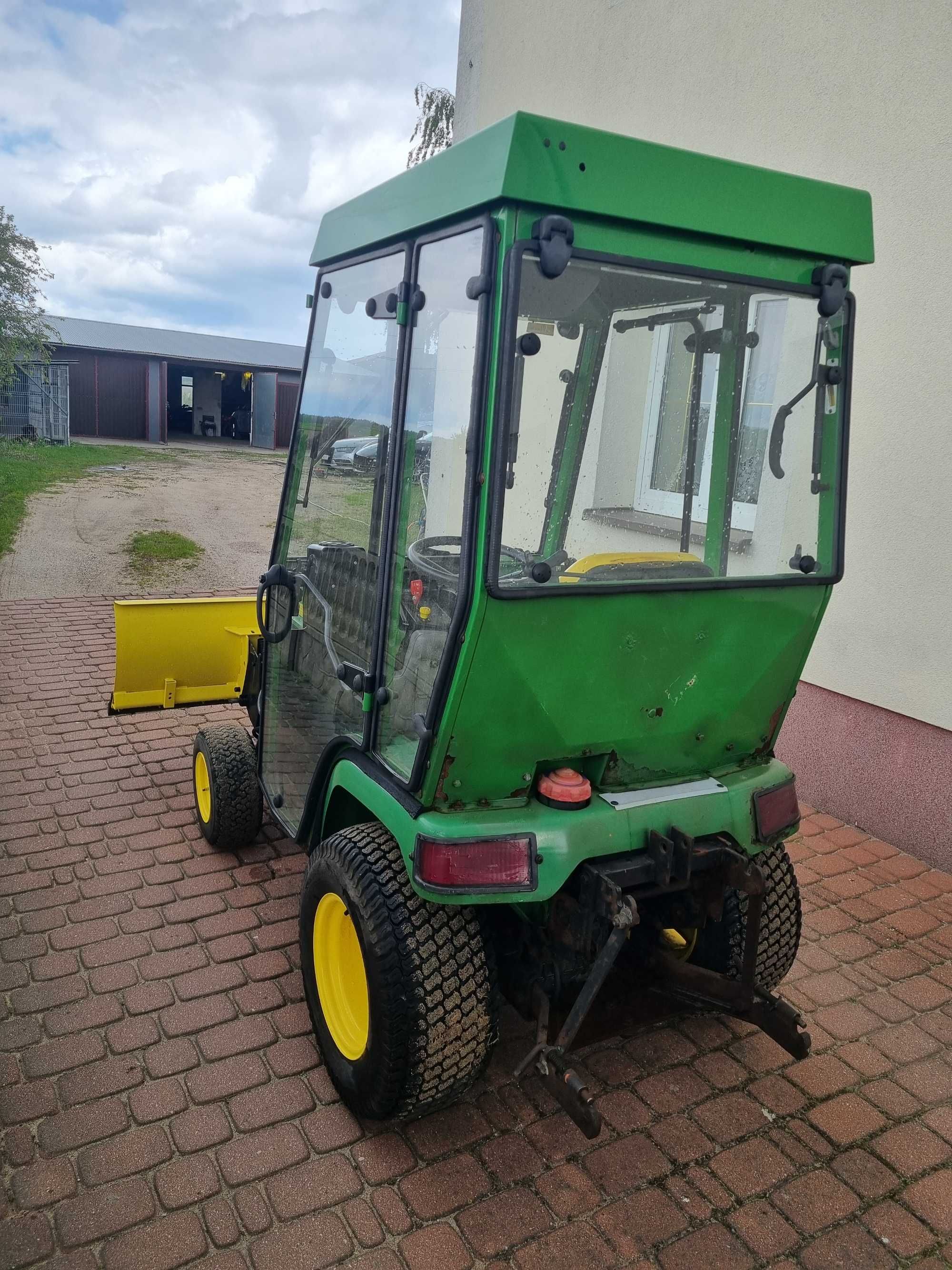 Ciągnik, traktorek, John Deere 415, diesel