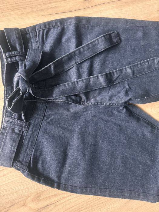 Spodnie dzwony a la dżinsy wysoki stan