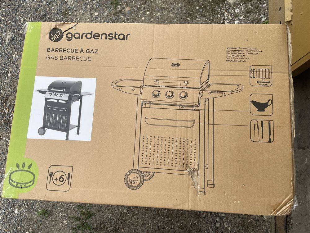 Nowy grill gazowy 3 palnikowy