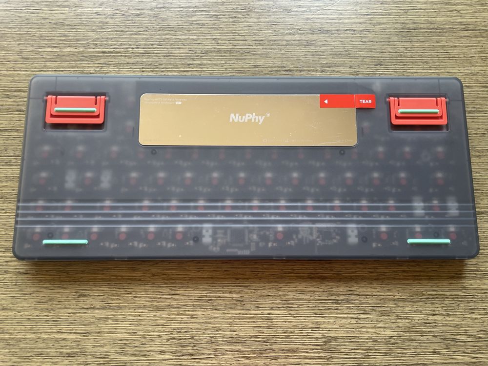klawiatura Nuphy Air75 v2 + Shine-Through Black keycaps MacOS / Win11