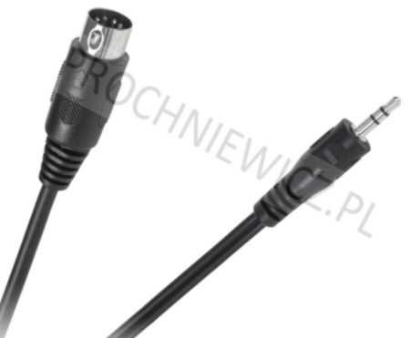 Kabel Din 5-pin- Jack 3,5mm 1,2m 2szt