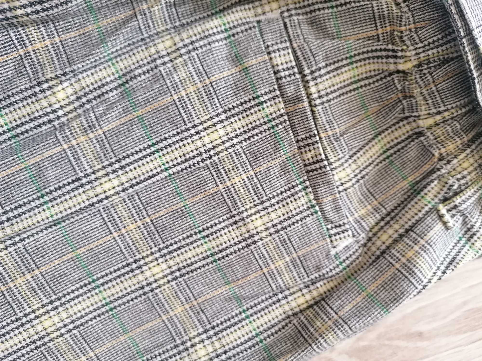 Spodnie eleganckie Reserved 128 cm w kratę dla dziewczynki