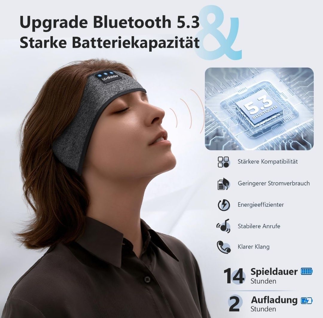 LC-dolida Słuchawki do spania Bluetooth 5.3