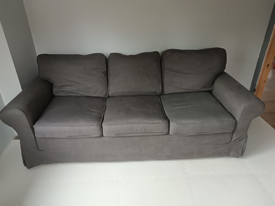 Sofa Ektorp Pixbo rozkładana 3 osobowa Ikea 3 pokrowce