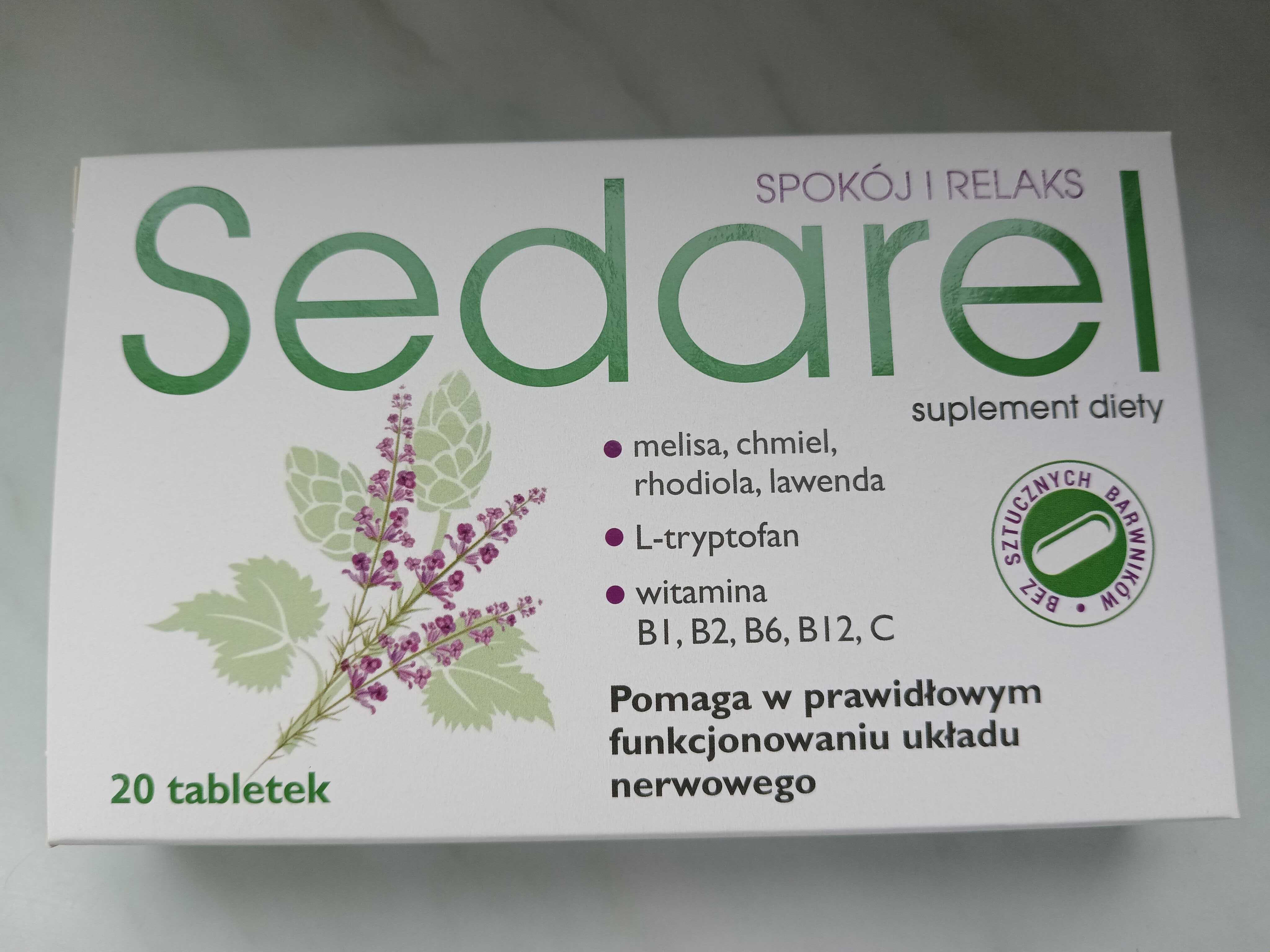 SEDAREL spokój i relaks 20 tabletek