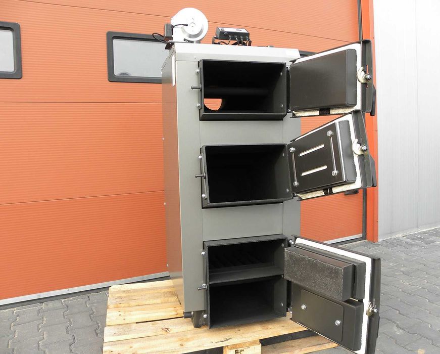 KOCIOŁ na DREWNO WĘGIEL 27 kw piec kotły piece SOLIDNY 6mm