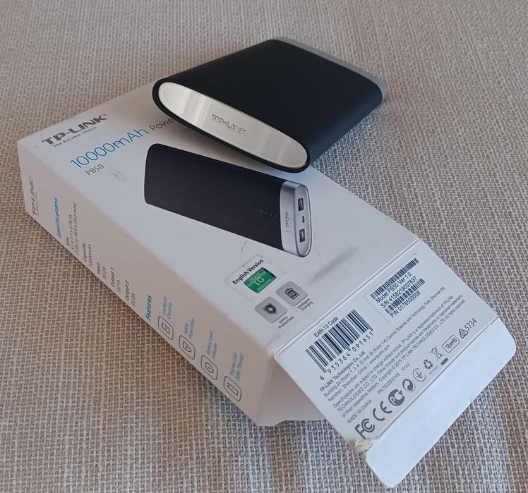 carregador novo Power Bank, p TM e outros dispositivos