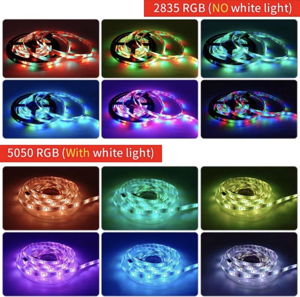 LEDs em fita com várias Cores 2m - 60 LEDs