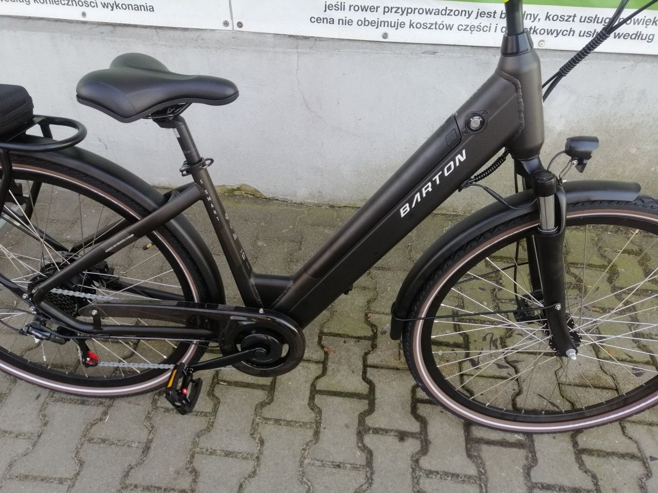 Nowy rower ze wspomaganiem elektrycznym Barton E-smart/bateria 13ah