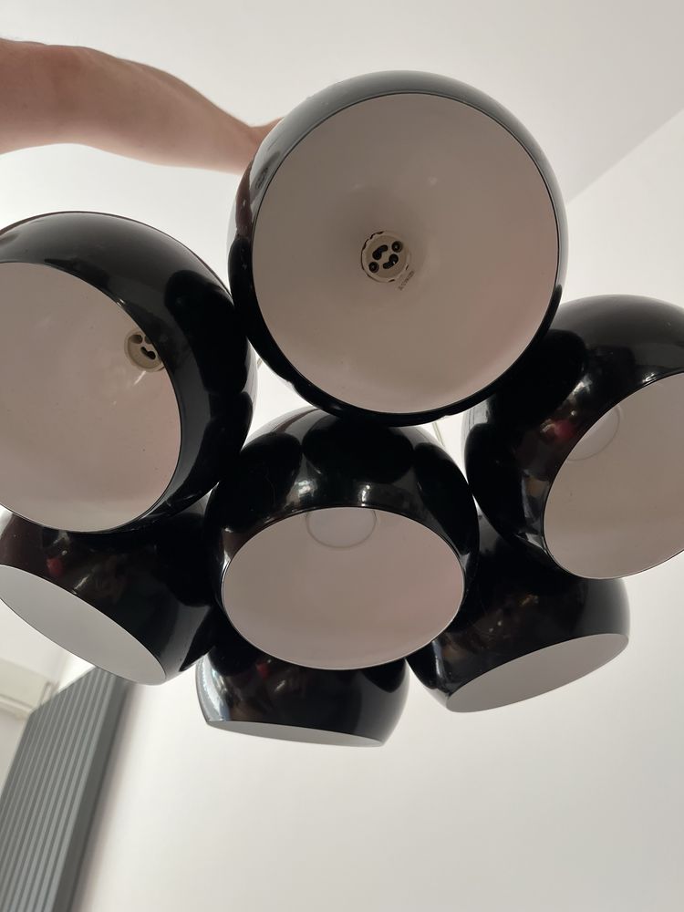 Lampa żyrandol Ball Black