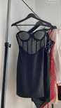 Sukienka gorsetowa czarna z cyrkoniami  butik uniwersalna nowa S/M