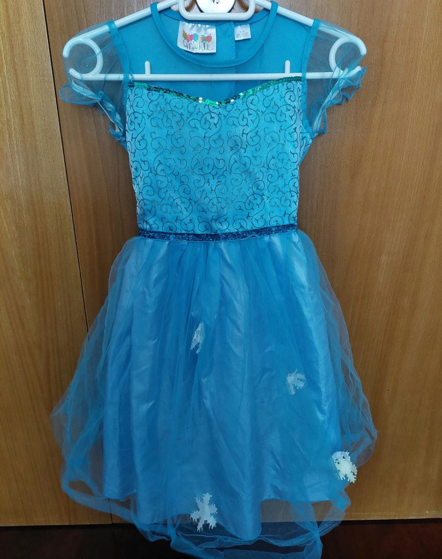 Vestido de princesa para crianças