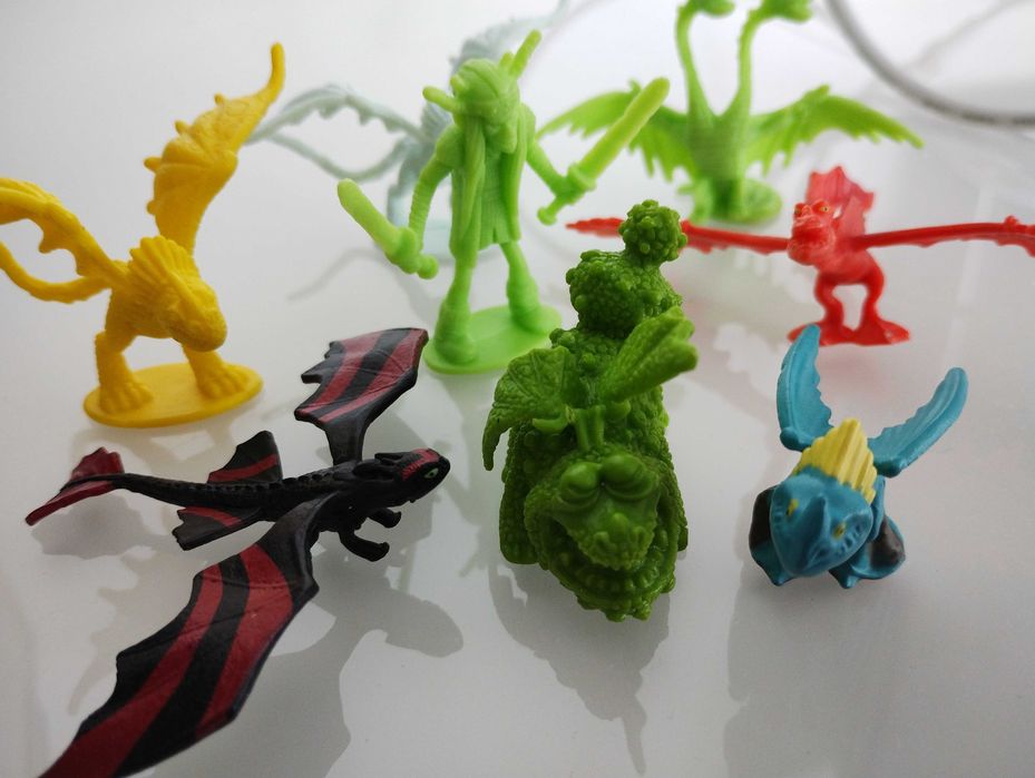 11 sztuk figurki Jeźdźcy smoków Jak wytresować smoka