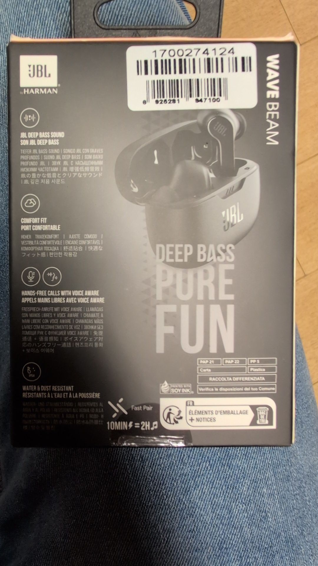 Fones JBL Wave Beam