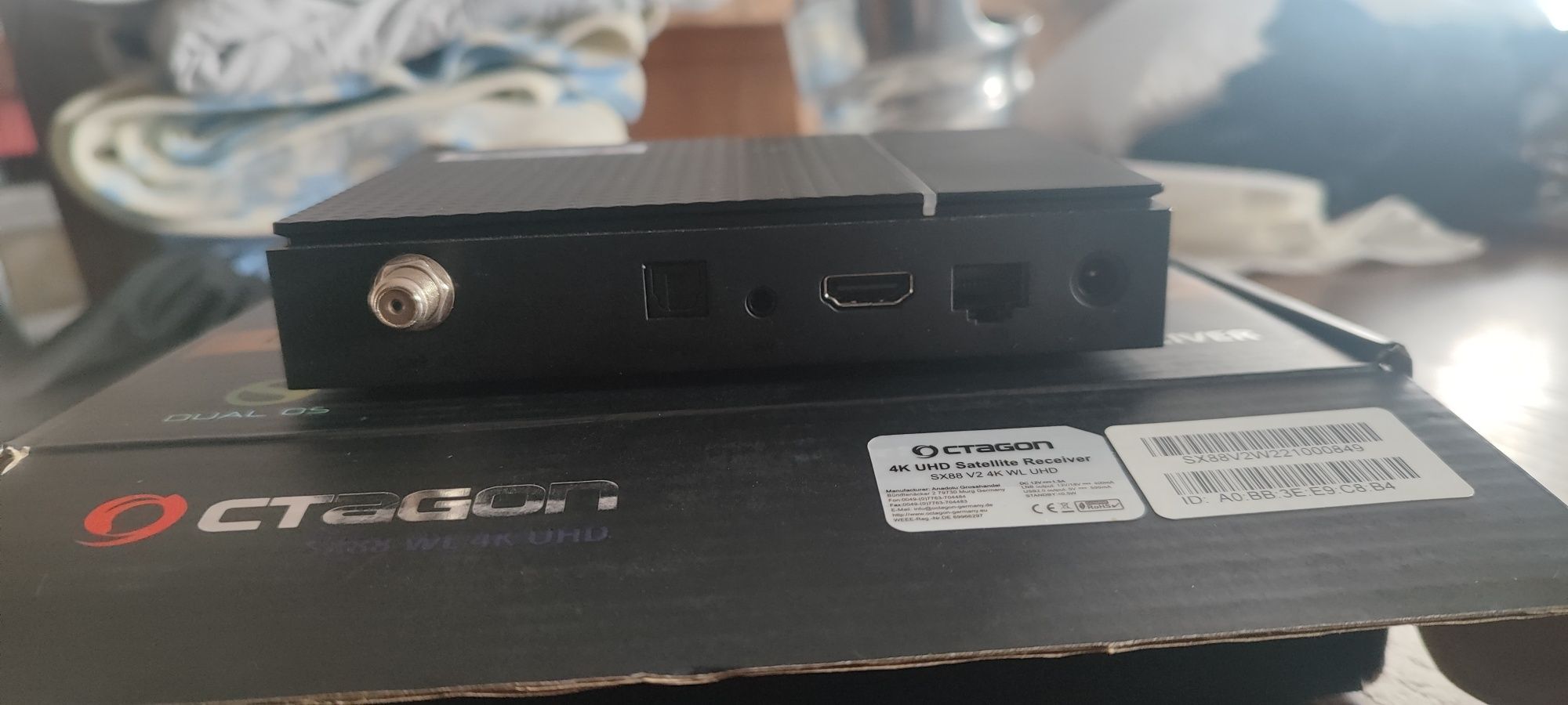 Box Octagon SX88 V2 5G Dual Boot- Enigma 2/DefineOS - Satelite 4k