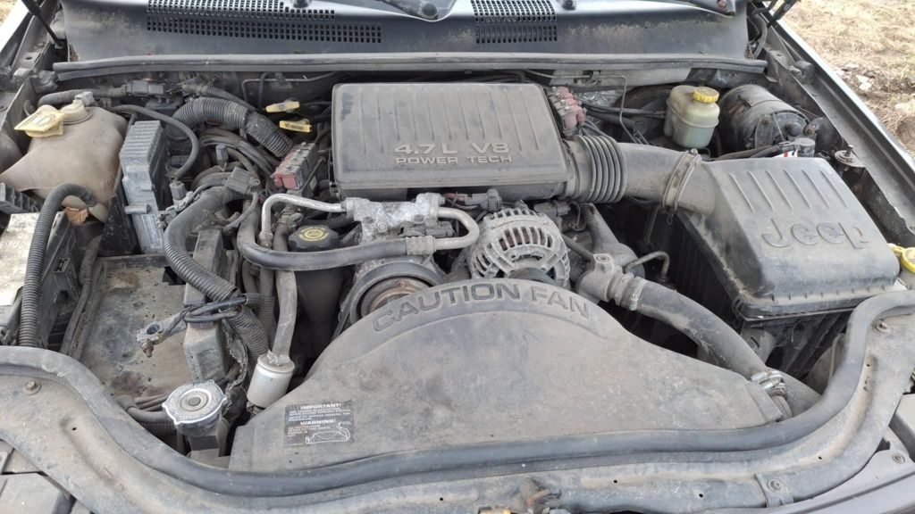 JEEP grand cherokee WJ WG 4.7 V8 silnik motor