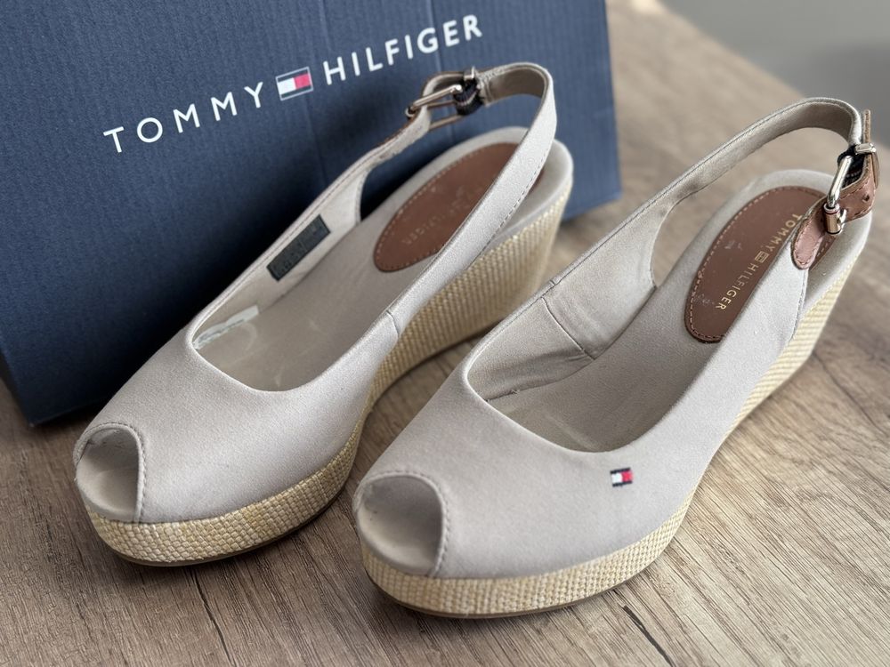 Sandały koturny Tommy Hilfiger