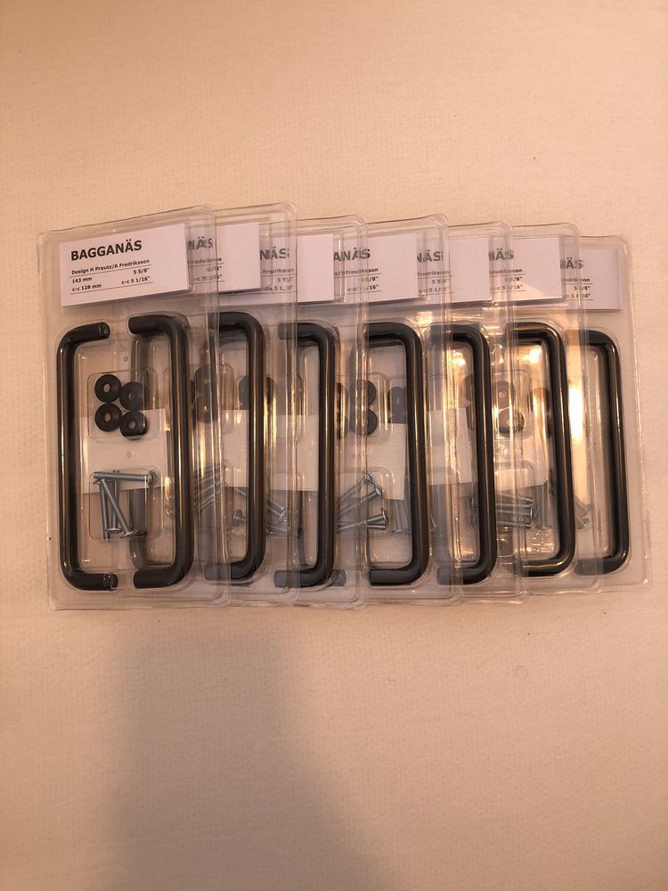 Bagganäs ikea puxadores preto