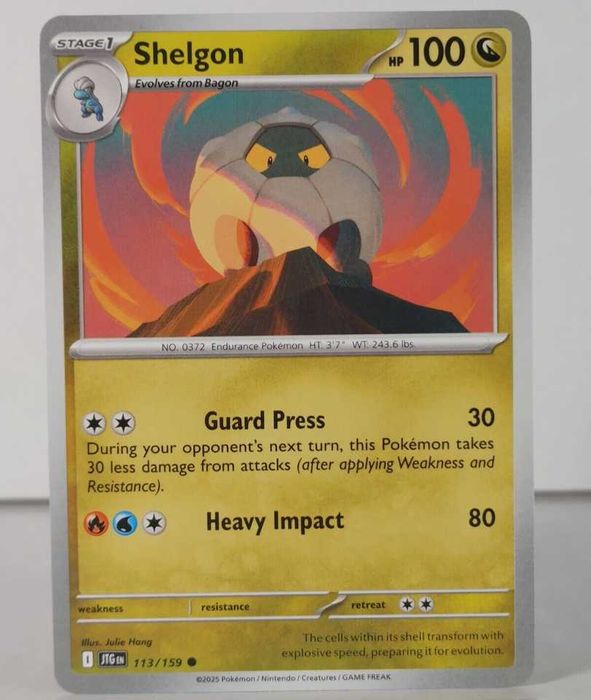 Shelgon - Journey Together - 113/159 - Pokemon TCG