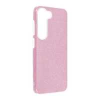 Etui Case Plecki Shining Brokat Samsung Galaxy S23 Róż + Szkło 9H