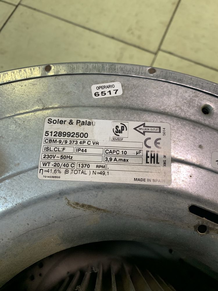 Wyciag lakierni przemysłowy lakierniczy do ściana turbina wentylacyjna