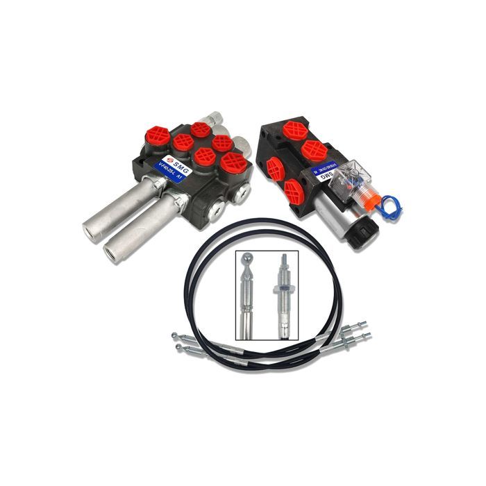 Rozdzielacz 40L + Elektrozawór LINKI 3 SEKCJE TURA [8470]