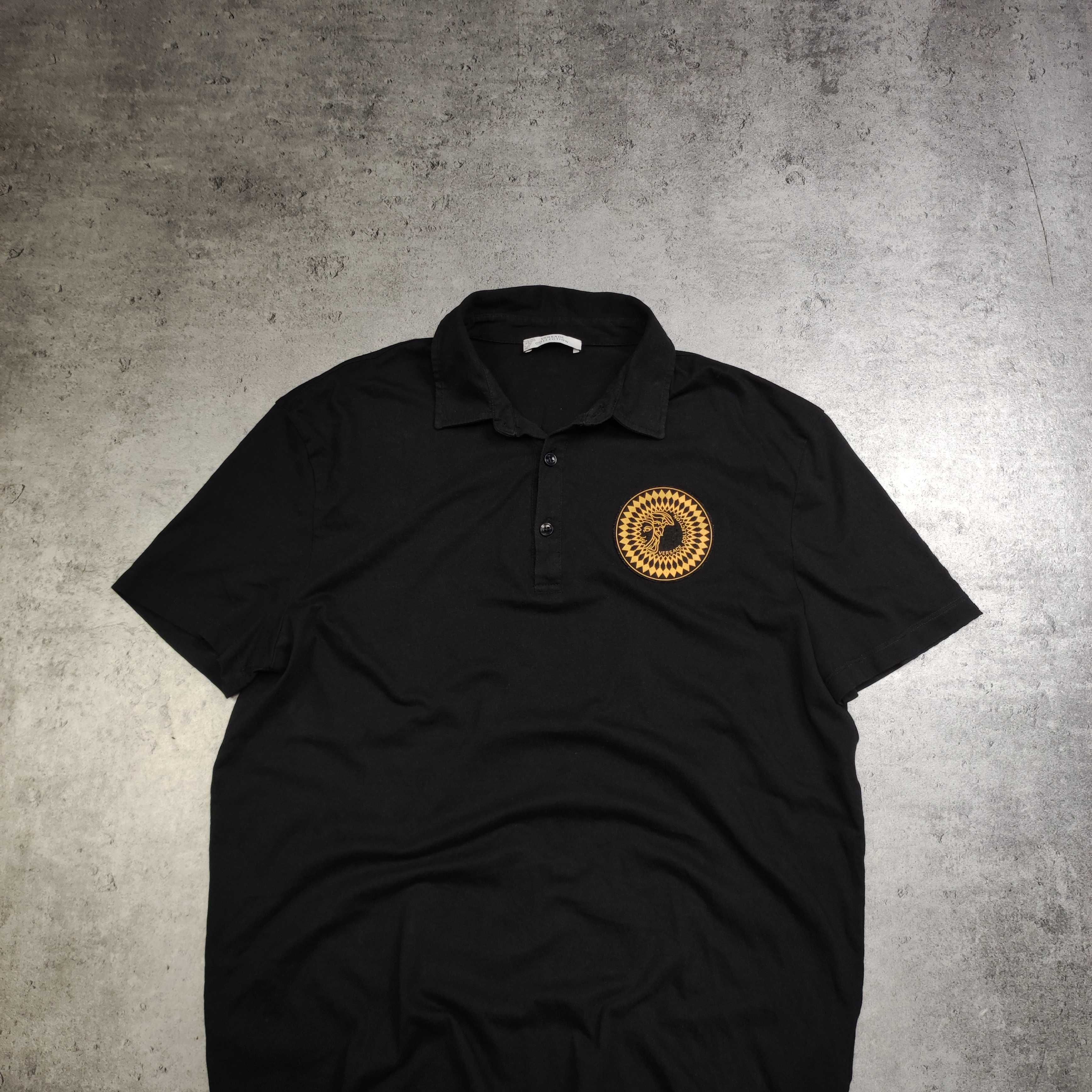 MĘSKA Koszulka Bawełna PREMIUM Luxury Versace Collection Logo Meduza