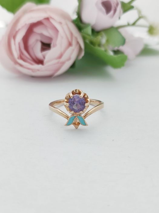 Золота каблучка 583 проби