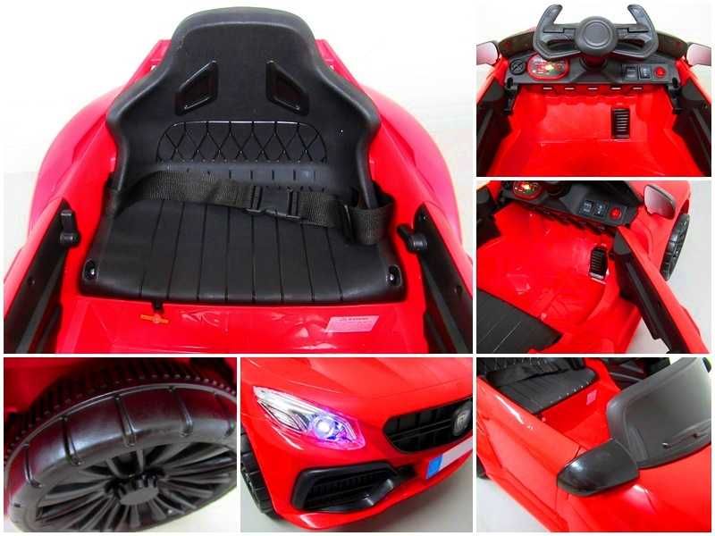 NOWE Auto na akumulator dla dzieci Cabrio Czerwone Pojazd Zabawka RATY