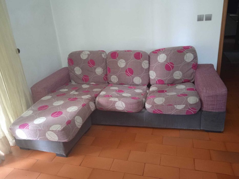 Sofá cama em segunda mão