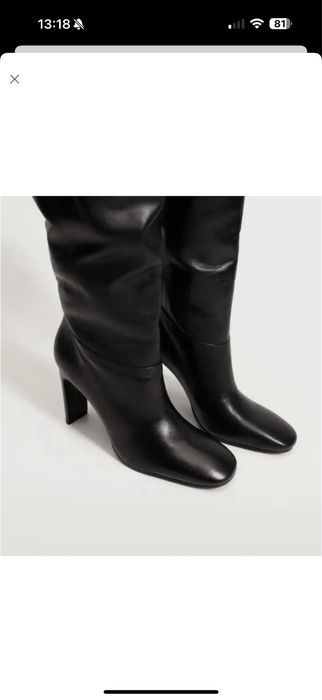 Чоботи шкіряні Mango