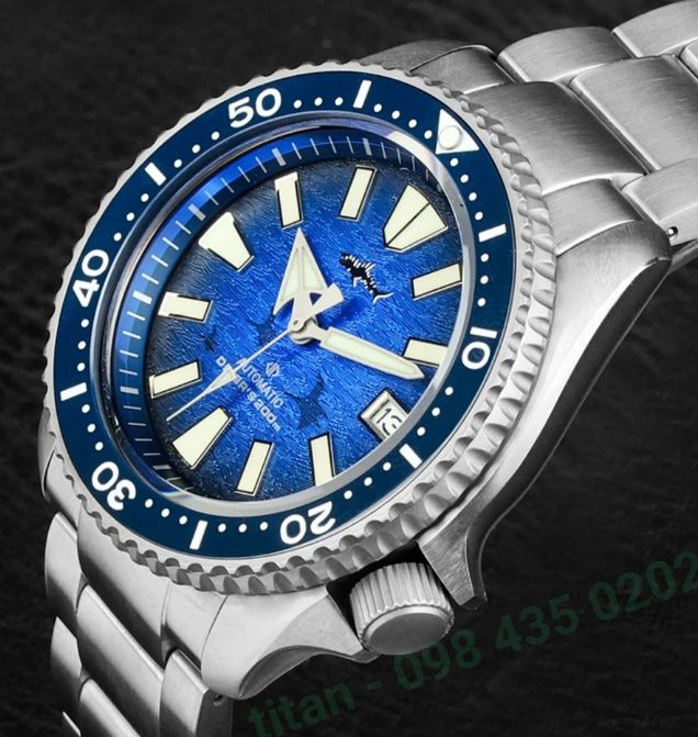 Годинник чоловічий механіка з автопідзаводом Heimdallr кал. Seiko NH35