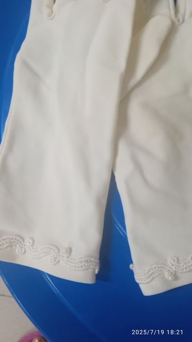 Conjunto luvas, toucado e liga de noiva