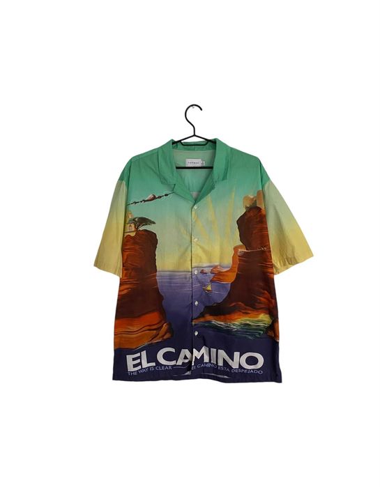 El Camino all over print shirt, rozmiar XL, stan bardzo dobry