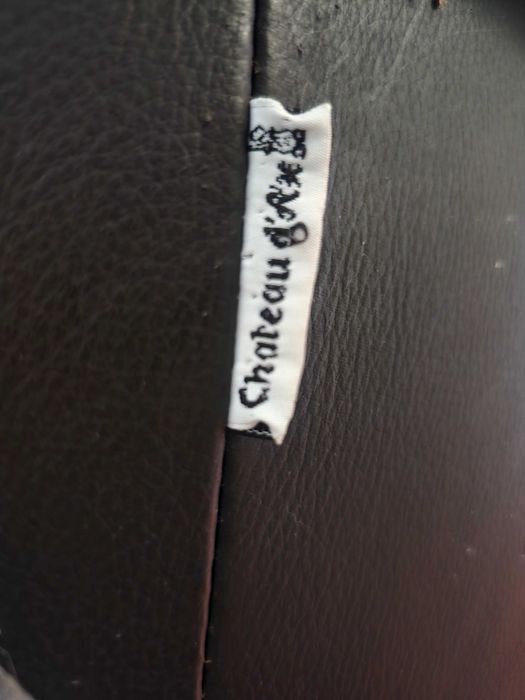 Sofa preto chateau d'ax pele