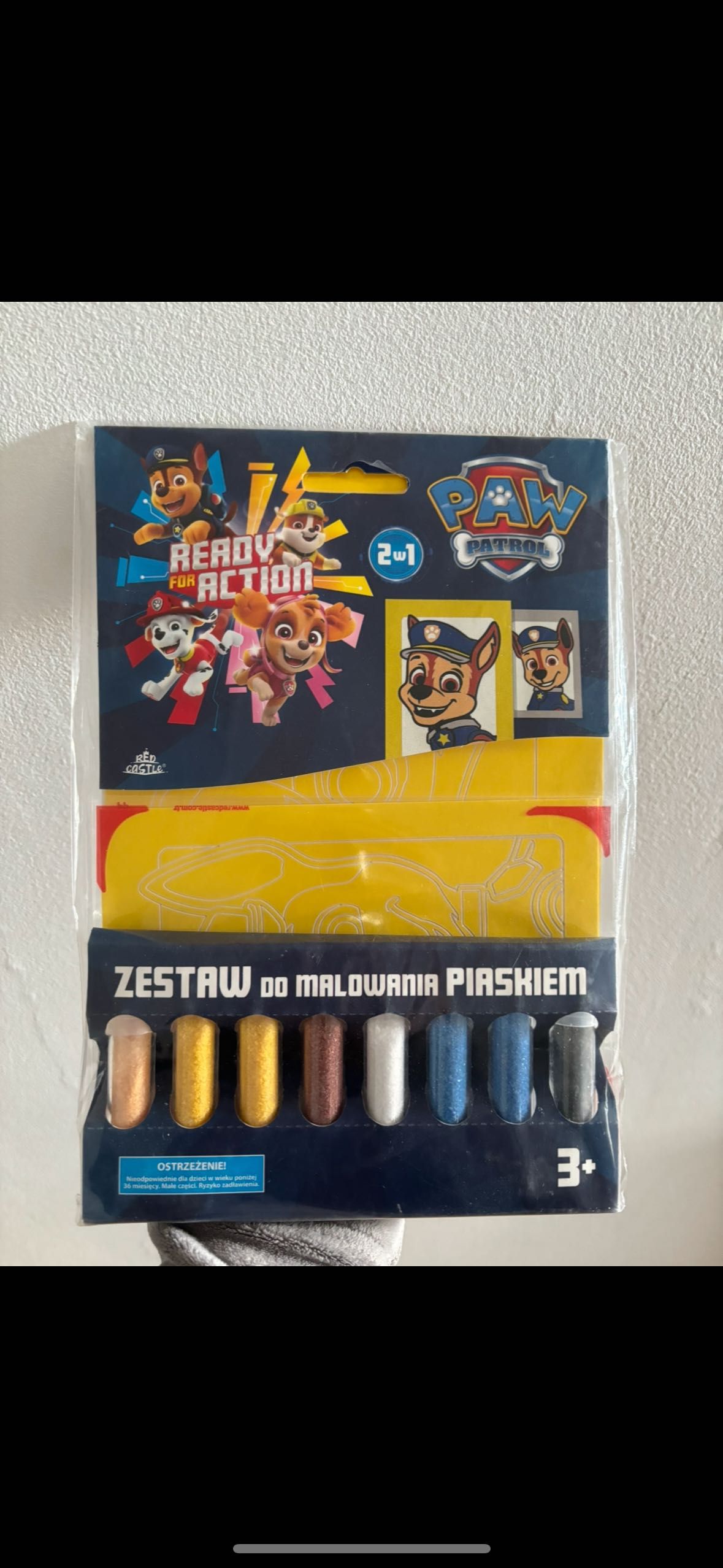 Psi patrol nowa gra memory i nowy zestaw do malowania piaskiem