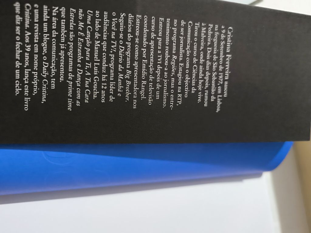 Livro Sentir de Cristina Ferreira