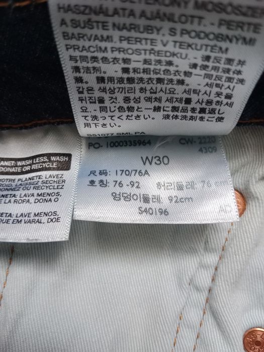 Levi's 502 HI - BALL Premium spodnie jeansy roz S